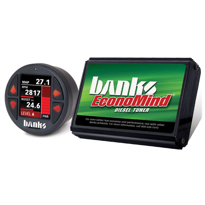 Banks Power 61411 Economind Diesel Tuner (PowerPack calibration) with Banks iDash 1.8 Super Gauge for use with 2004-2005 Chevy 6.6L LLY Banks Power