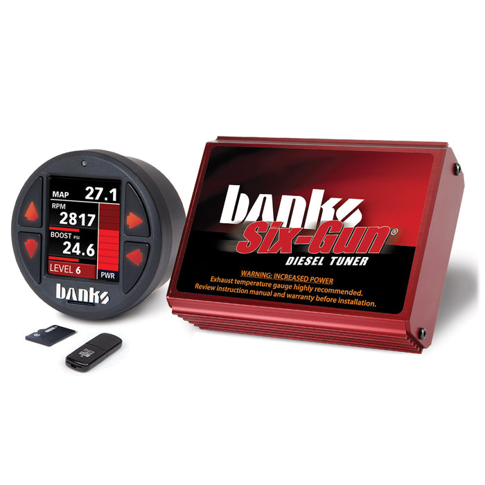 Banks Power 61444 Six-Gun Diesel Tuner W/iDash 1.8 DataMonster 06-07 Chevy 6.6L LLY-LBZ Banks Power