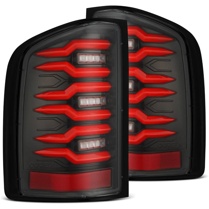 AlphaRex 620000 LUXX-Series Black/Red LED Tail Lights