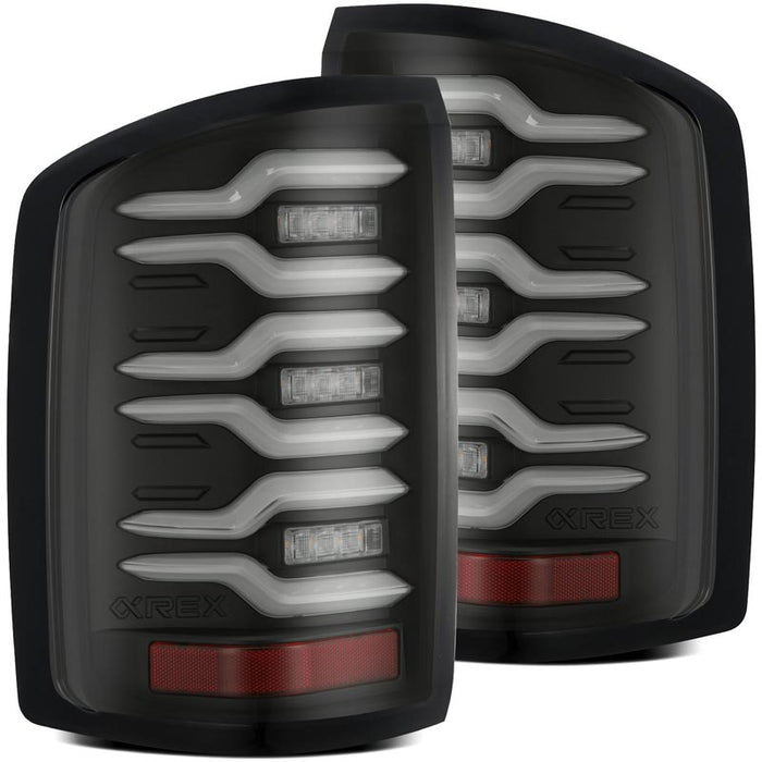 AlphaRex 630040 LUXX-Series Black LED Tail Lights