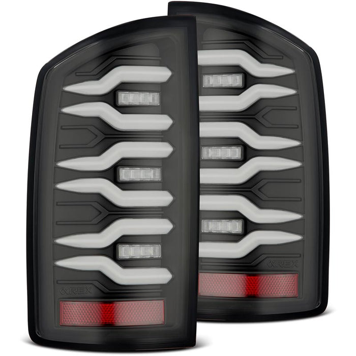 AlphaRex 641010 LUXX-Series Black LED Tail Lights