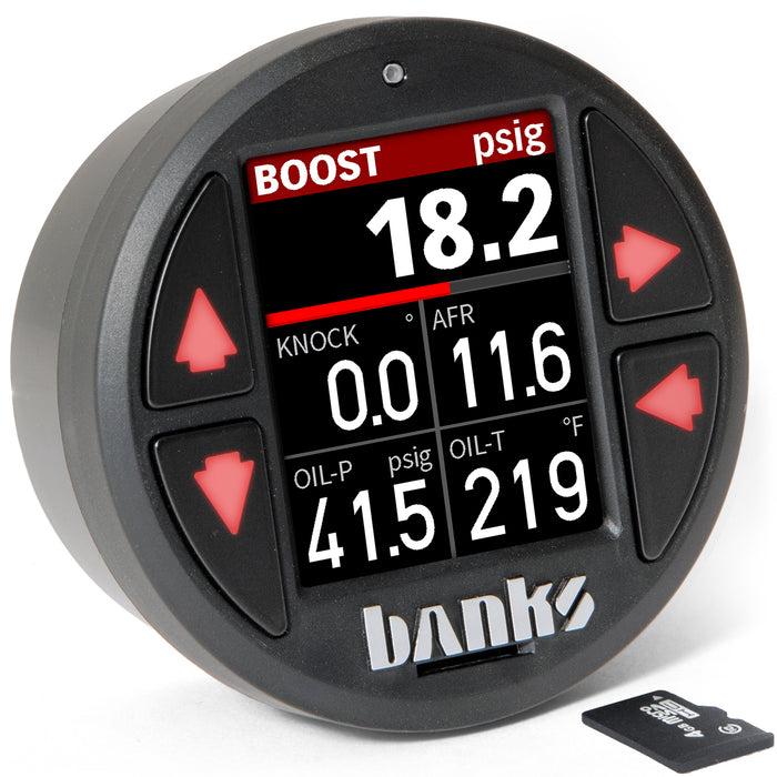 Banks Power 66762 iDash 1.8 DataMonster for use with OBDII CAN bus vehicles Expansion Gauge Banks Power