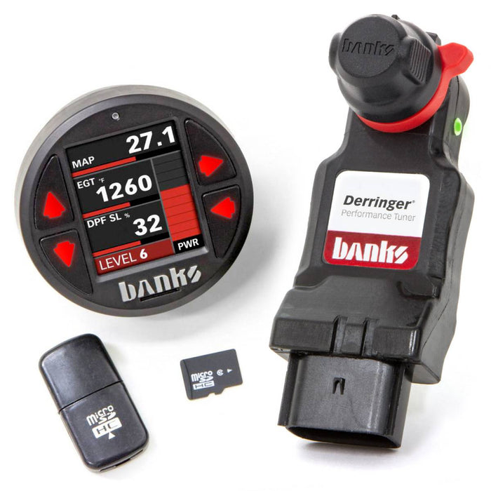 Banks Power 66794 Derringer Tuner w/DataMonster includes ActiveSafety and Banks iDash 1.8 DataMonster for 14-18 Ram 1500 3.0L EcoDiesel and 14-17 Grand Cherokee 3.0L EcoDiesel Banks Power