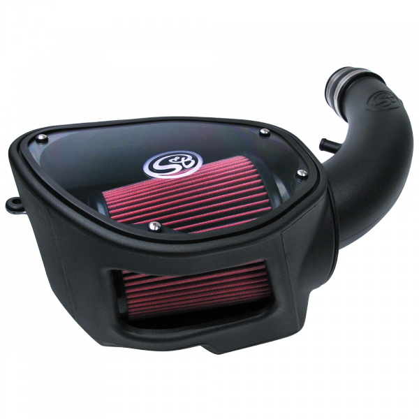 S&B Filters 75-5084 Cold Air Intake For 07-11 Jeep Wrangler JK V6-3.8L Oiled Cotton Cleanable Red