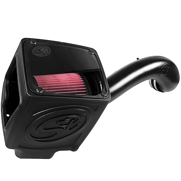 S&B Filters 75-5110 Cold Air Intake For 16-19 Silverado/Sierra 2500, 3500 6.0L Cotton Cleanable Red