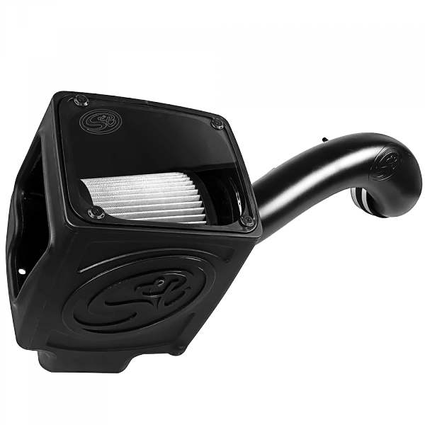 S&B Filters 75-5110D Cold Air Intake For 16-19 Silverado/Sierra 2500, 3500 6.0L Dry Extendable White