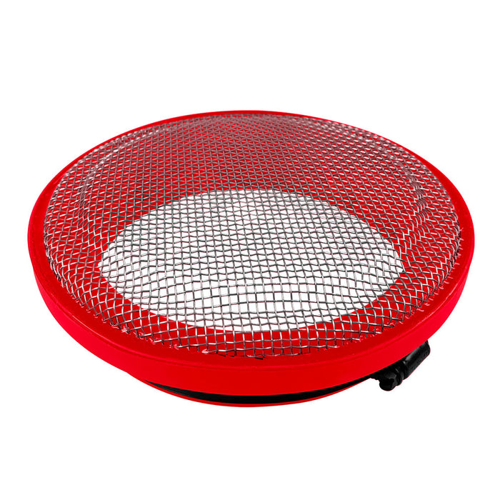 S&B Filters 77-3004 Turbo Screen 5.0 Inch Red Stainless Steel Mesh W/Stainless Steel ClampS&B