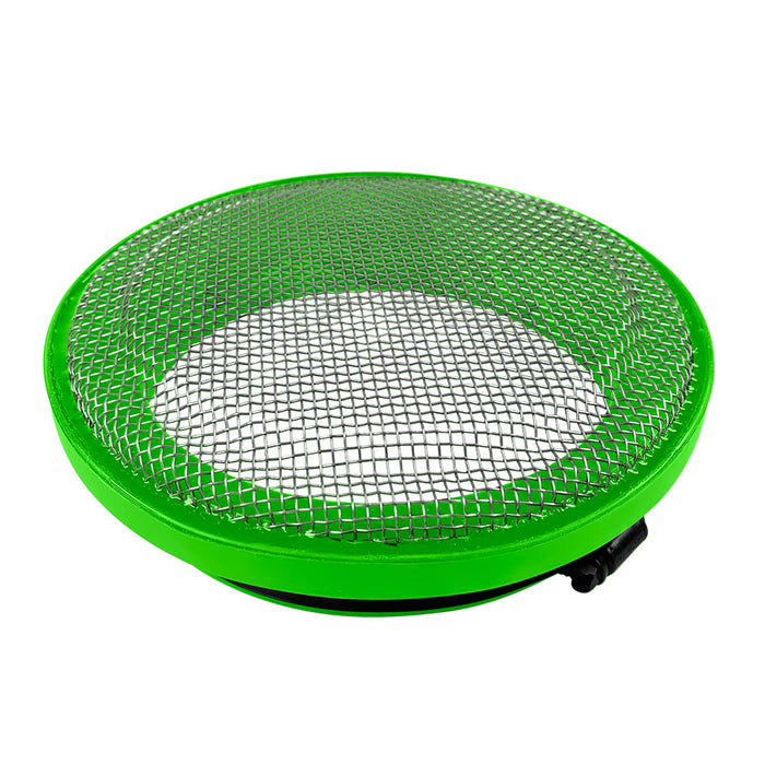 S&B Filters 77-3008 Turbo Screen 6.0 Inch Lime Green Stainless Steel Mesh W/Stainless Steel Clamp