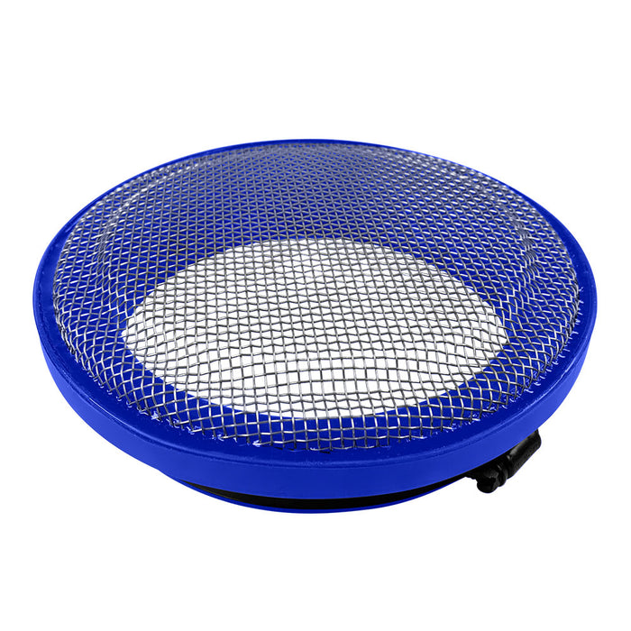 S&B Filters 77-3009 Turbo Screen 4.0 Inch Blue Stainless Steel Mesh W/Stainless Steel Clamp