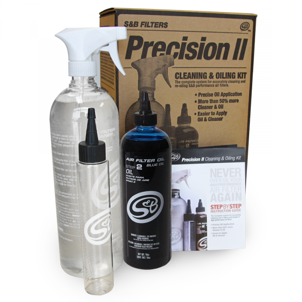 S&B Filters 88-0009 Cleaning Kit For Precision II Cleaning and Oil Kit Blue Oil Oiled