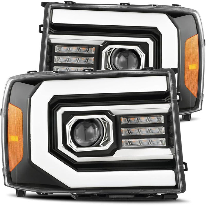 AlphaRex 880097 LUXX-Series Black LED Projector Headlights