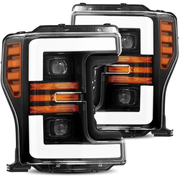 AlphaRex 880108 PRO-Series Jet Black Projector Headlights