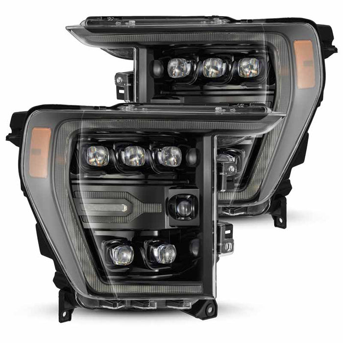 AlphaRex 880138 NOVA-Series Alpha Black LED Projector Headlights