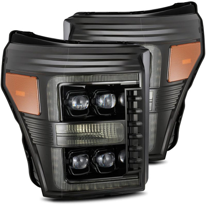 AlphaRex 880147 Nova-Series Black LED Projector Headlights