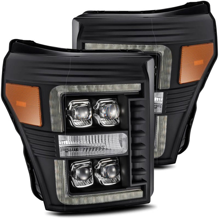 AlphaRex 880149 Nova-Series Gloss Black LED Projector Headlights