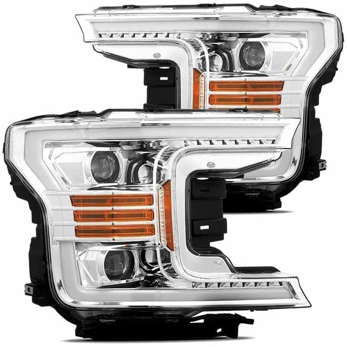 AlphaRex 880175 LUXX-Series Chrome LED Projector Headlights