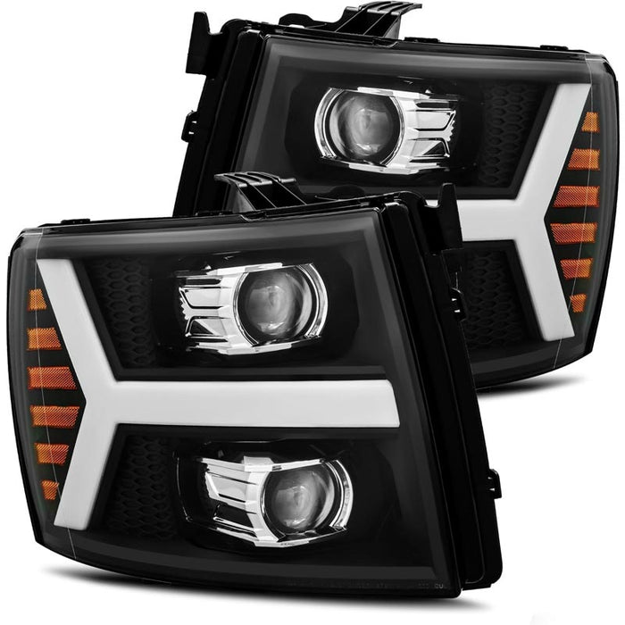 AlphaRex 880205 PRO-Series Black Projector Headlights