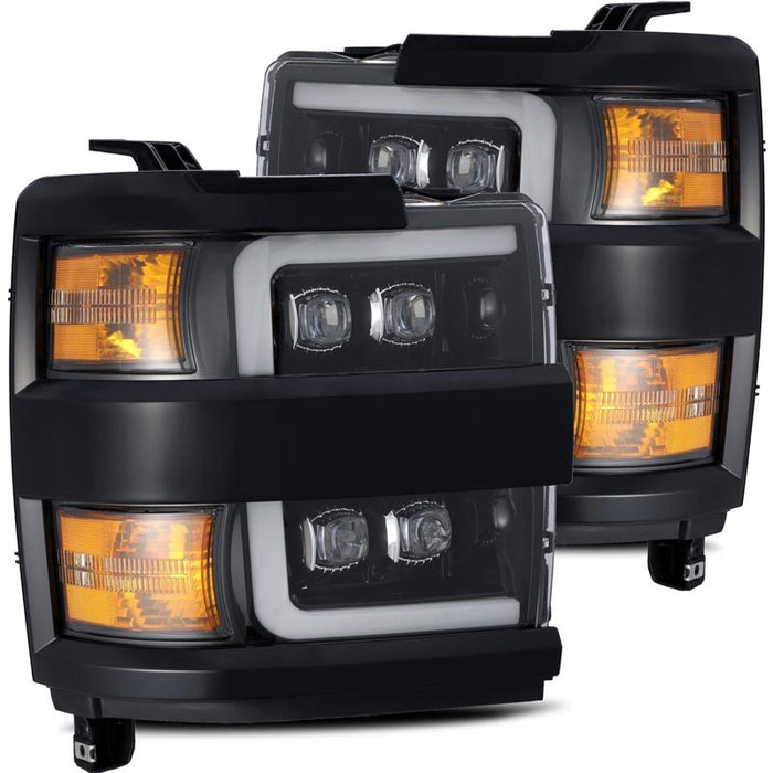 AlphaRex 880229 NOVA-Series Jet Black LED Projector Headlights