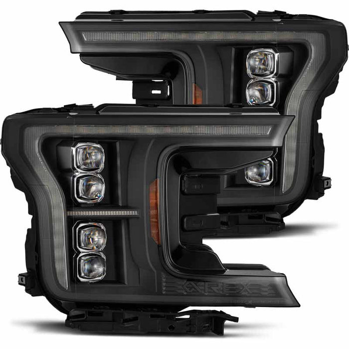 AlphaRex 880248 NOVA-Series Black LED Projector Headlights