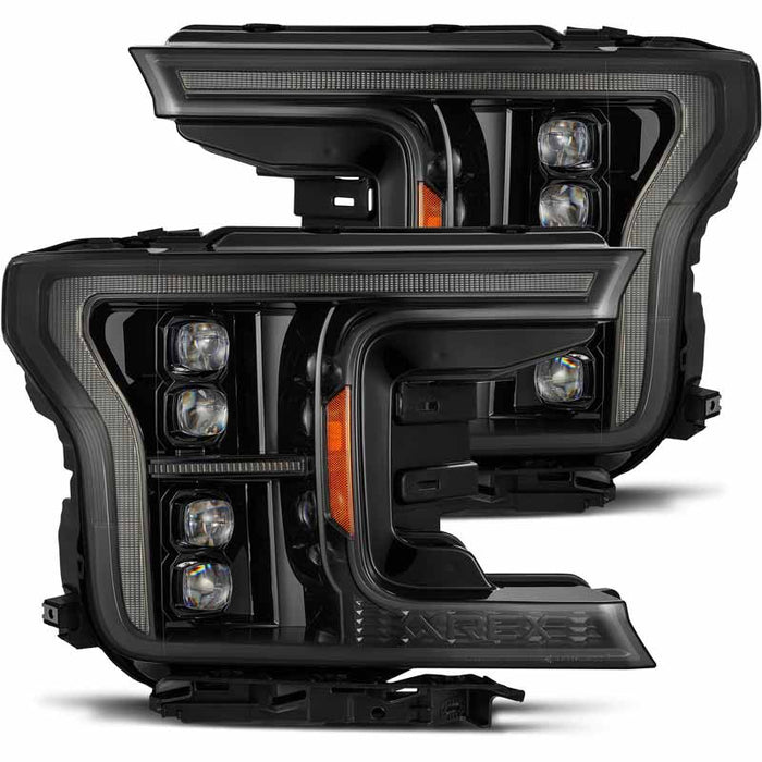 AlphaRex 880249 NOVA-Series Alpha Black LED Projector Headlights