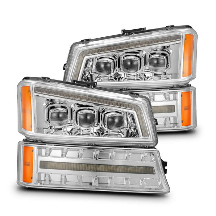 AlphaRex 880255 NOVA-Series Chrome LED Projector Headlights