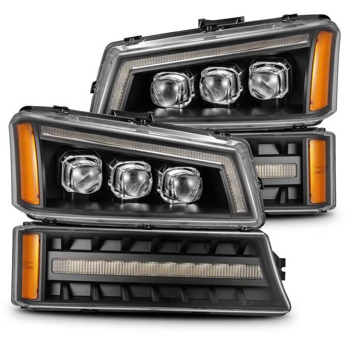 AlphaRex 880256 NOVA-Series Black LED Projector Headlights