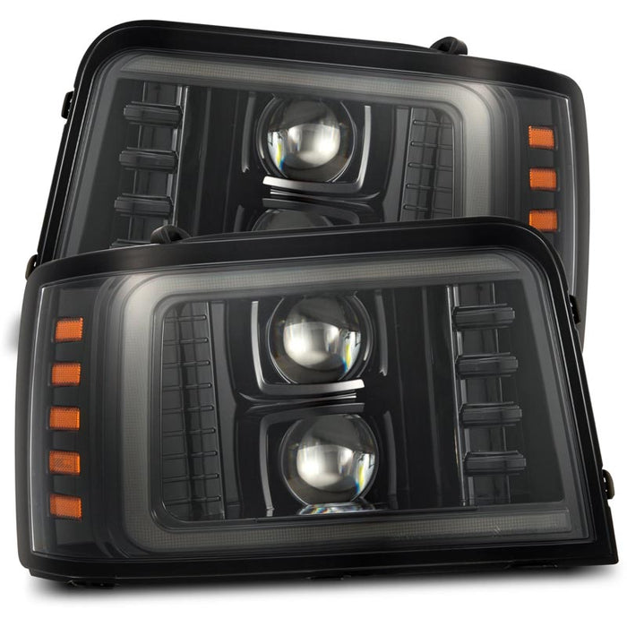 AlphaRex 880267 LUXX-Series Alpha-Black LED Projector Headlights