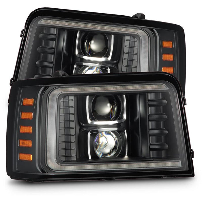 AlphaRex 880268 LUXX-Series Black LED Projector Headlights