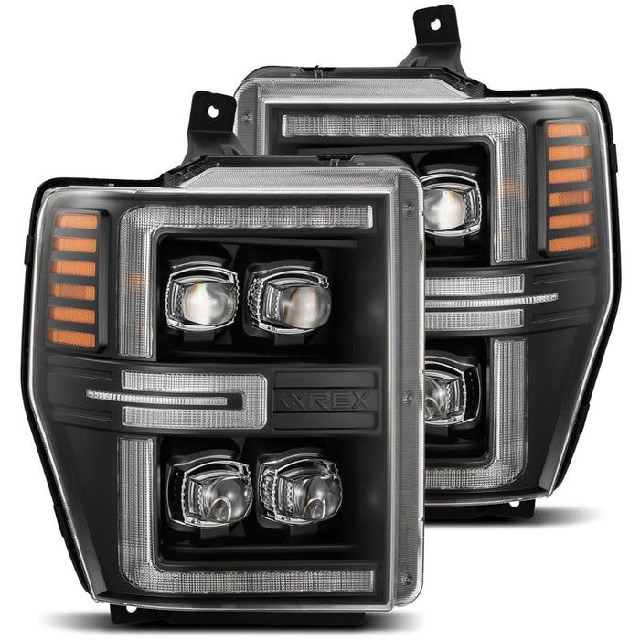 AlphaRex 880310 NOVA-Series Black LED Projector Headlights