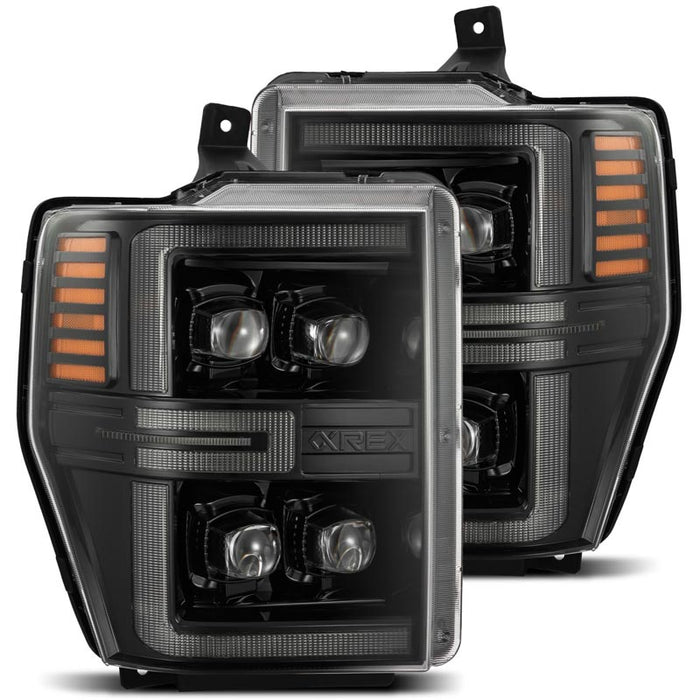 AlphaRex 880311 NOVA-Series Alpha-Black LED Projector Headlights