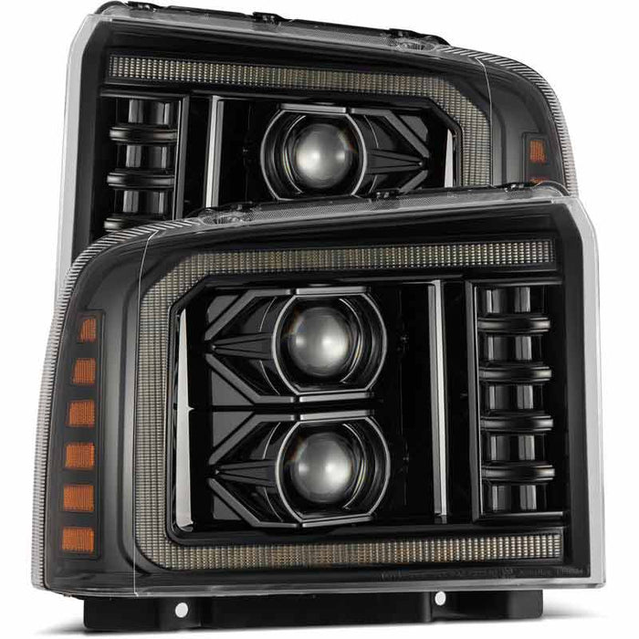 AlphaRex 880316 LUXX-Series Alpha-Black LED Projector Headlights