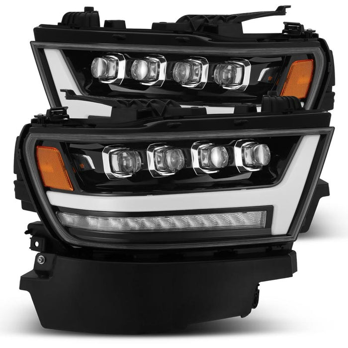 AlphaRex 880516 Nova-Series Gloss Black Led Projector Headlights