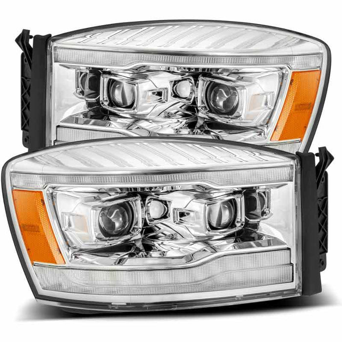 AlphaRex 880534 LUXX-Series Chrome LED Projector Headlights