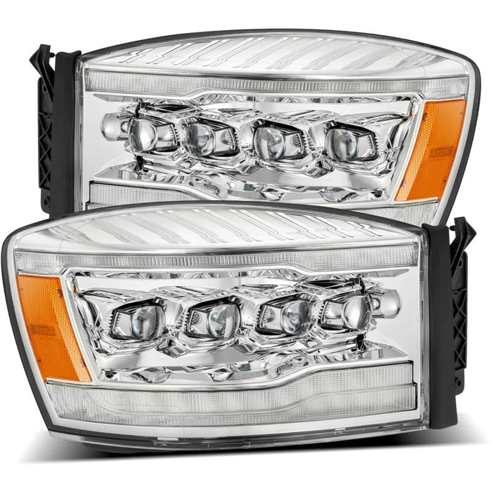 AlphaRex 880537 NOVA-Series Chrome LED Projector Headlights