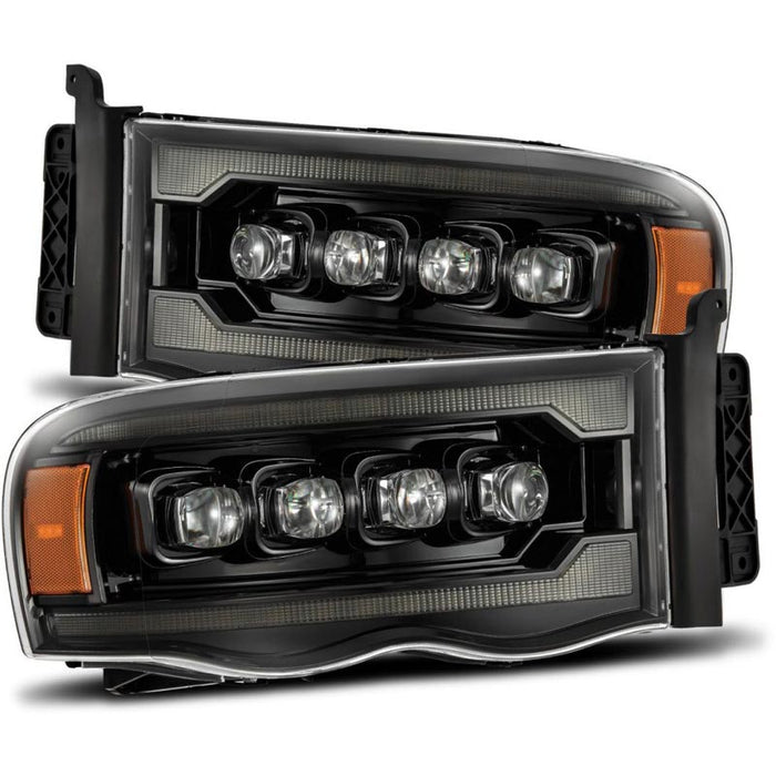 AlphaRex 880566 NOVA-Series Alpha-Black LED Projector Headlights