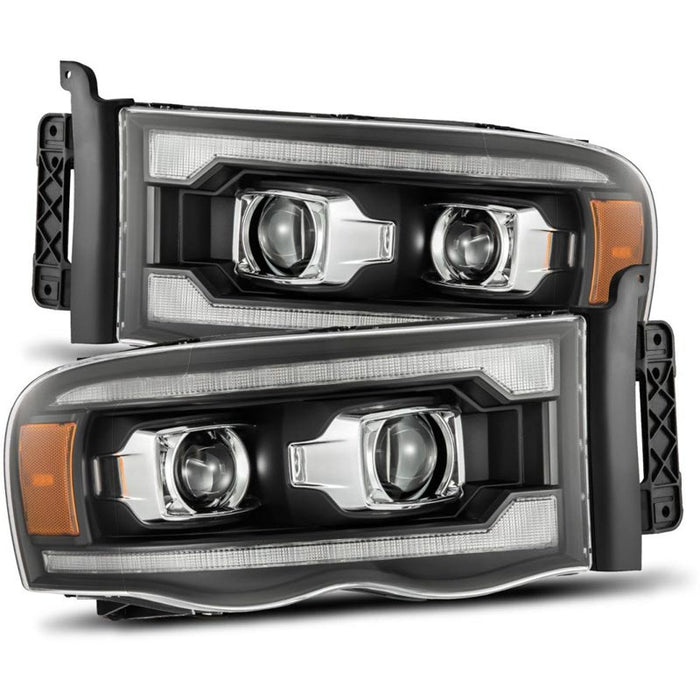 AlphaRex 880567 LUXX-Series Black LED Projector Headlights