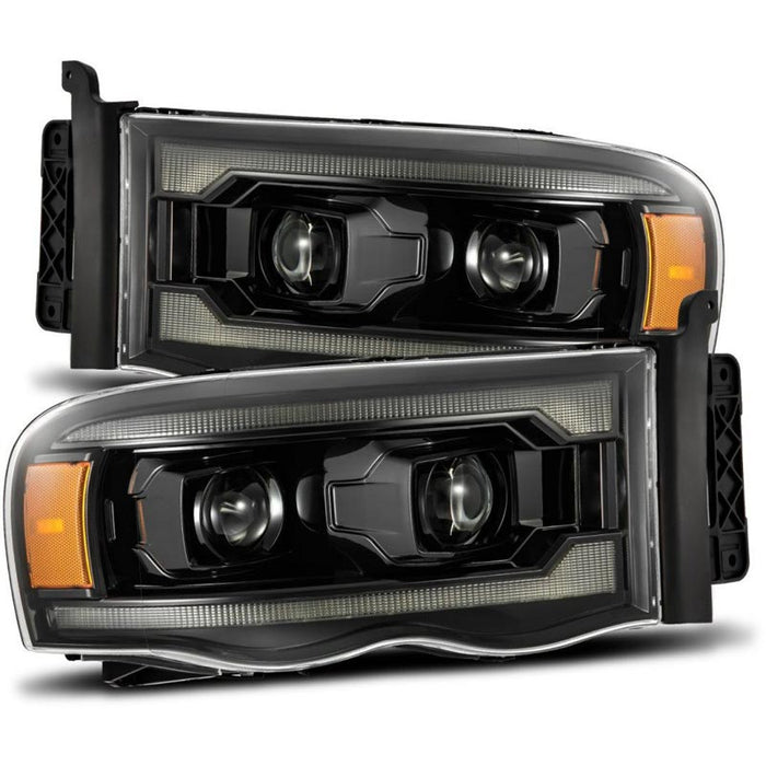 AlphaRex 880569 LUXX-Series Alpha-Black LED Projector Headlights