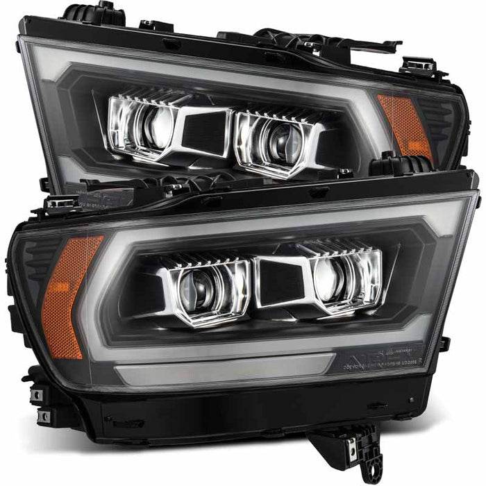 AlphaRex 880576 LUXX-Series Black LED Projector Headlights