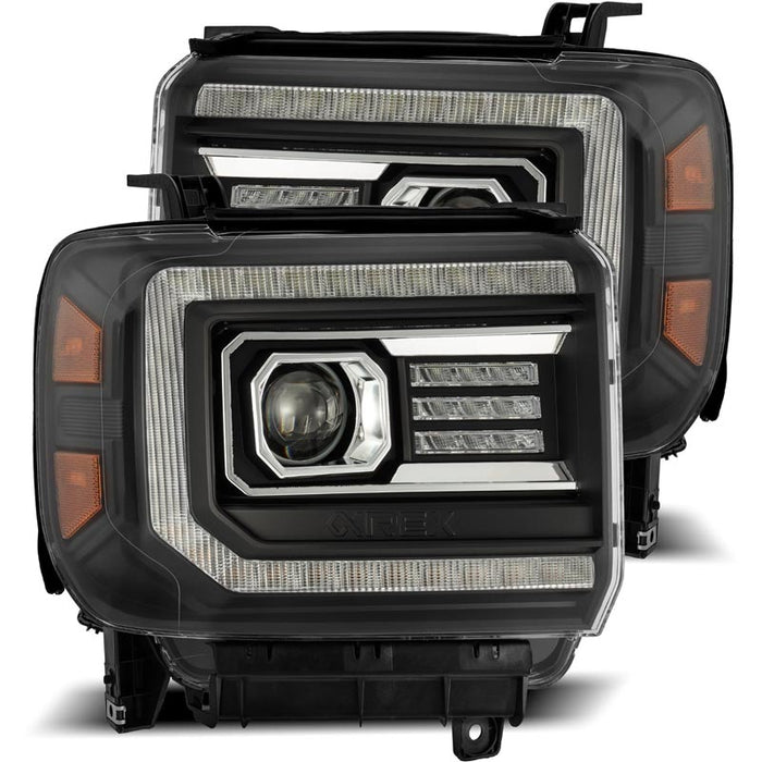 AlphaRex 880613 PRO-Series Black Projector Headlights