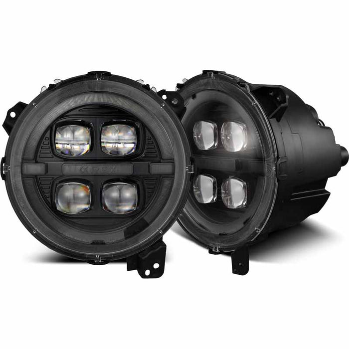 AlphaRex 880867 NOVA-Series Alpha Black LED Projector Headlights