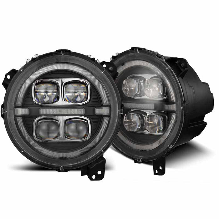 AlphaRex 880868 NOVA-Series Black LED Projector Headlights