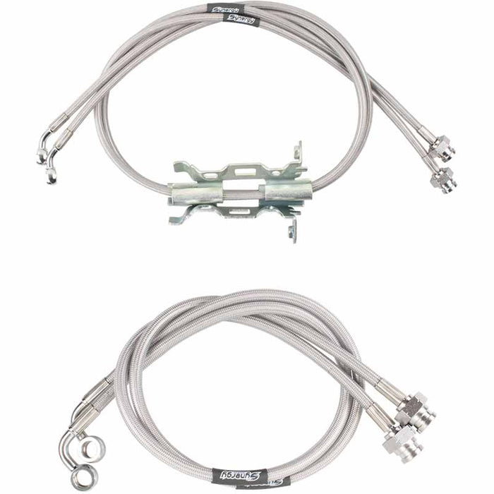 Synergy 8866-02 Stainless Steel Braided Brake Line Kit (Front &amp; Rear)