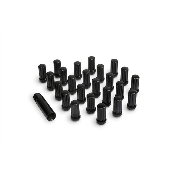 ICON 89141524B Black Splined Lug Nut Kit - M14X1.50 (24-Pack)
