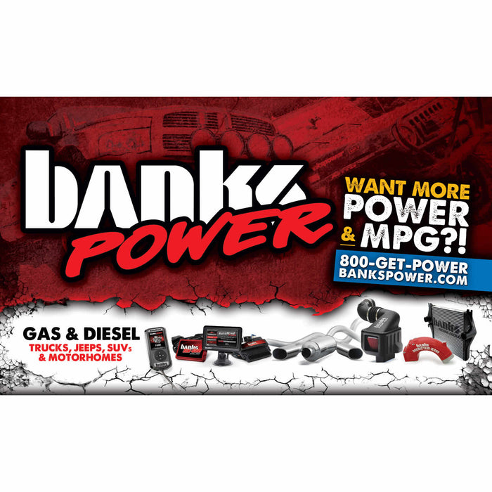 Banks Power 96096 Banner Logo/Website-36 Inch X 60 Inch Banks Power