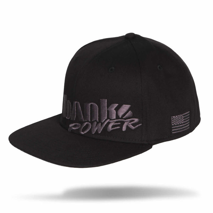 Banks Power 96126 Power Hat Premium Fitted Black/Gray Flat Bill Flexible Fit Banks Power