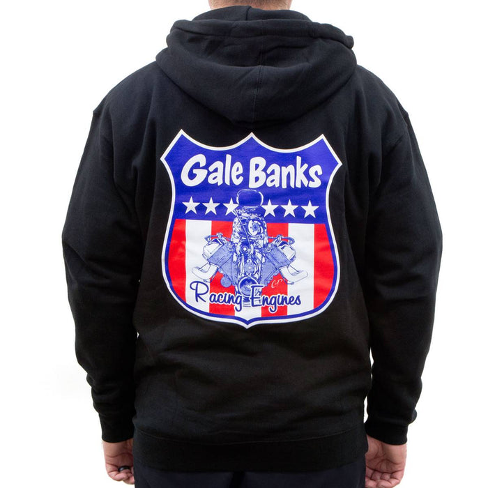 Banks Power 97402-Large Hoodie Large Gale Banks Racing Engines Zip Hoodie Banks Power