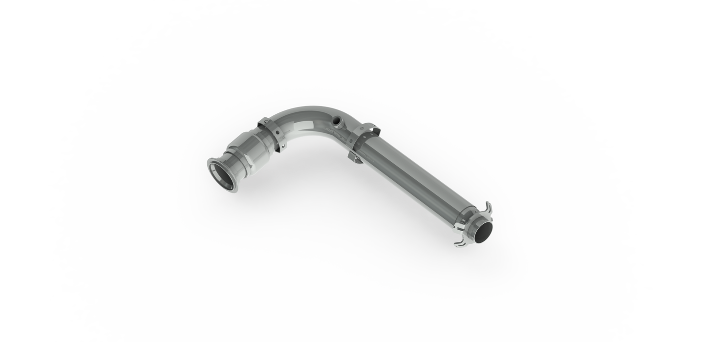 MBRP AT-9208RP Race Exhaust Pipe For 17-23 Can-Am Maverick X3/Turbo