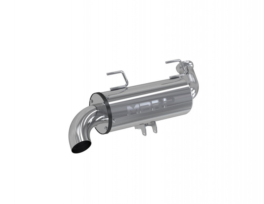 MBRP AT-9525PT 5 inch ATV Performance Muffler Single Slip-On 17-23 Polaris Sportsman Performance Series