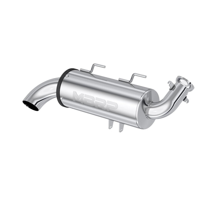 MBRP AT-9526PT 5 inch Single Slip-on Exhaust 11-Up Polaris Sportsman Performance Series