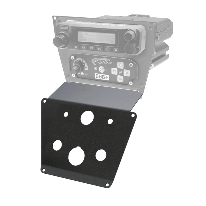 Rugged Radios MT-PRO-ROCK Lower Accessory Panel for Polaris RZR PRO XP RZR Turbo R and RZR PRO R Dash Mount Radio and Intercom - Rockford Fosgate